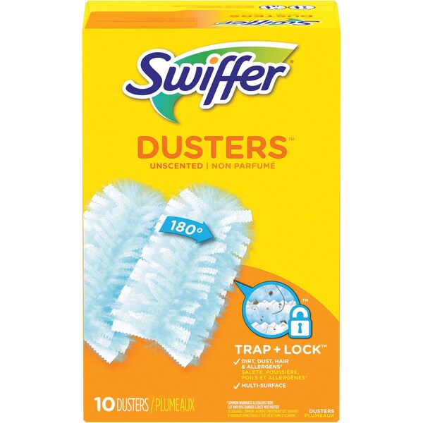 Dusters Refills, Unscented/Blue PK10